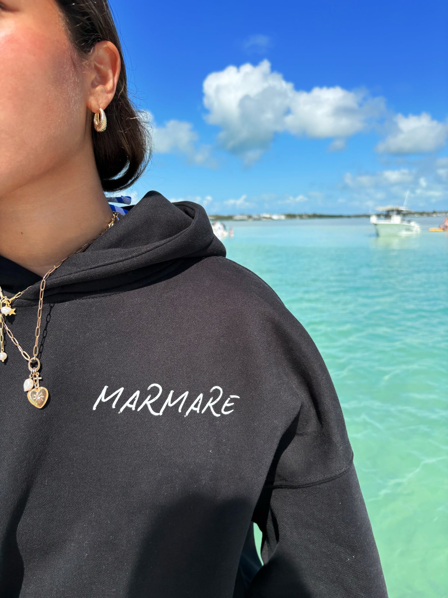 pink bathing suit rack hoodie