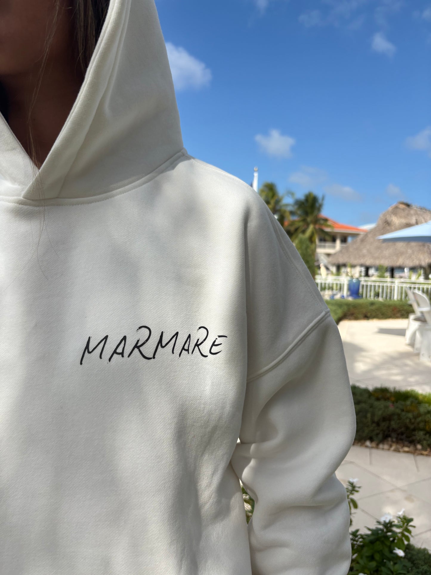 blue bathing suit rack hoodie